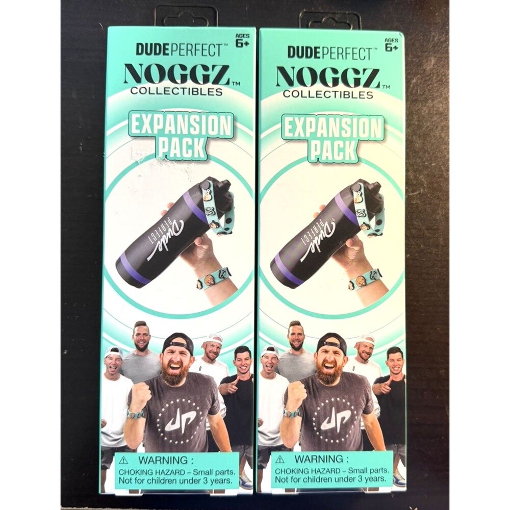 Dude Perfect Noggz Collectibles Expansion Pack Charms Accessories New Lot of 2